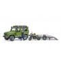 Land Rover Defender c/ Atrelado e Moto Ducati - Bruder