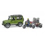 Land Rover Defender c/ Atrelado e Moto Ducati - Bruder