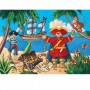 Puzzle O Pirata e o seu Tesouro - 36 pcs, Djeco