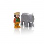 Tratadora com Elefante 1.2.3 - Playmobil