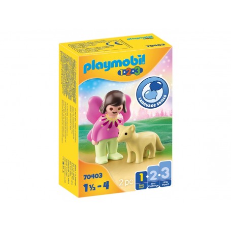 Fada com Raposa 1.2.3 - Playmobil