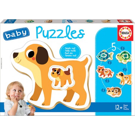 Puzzle Baby Animais Domésticos Educa