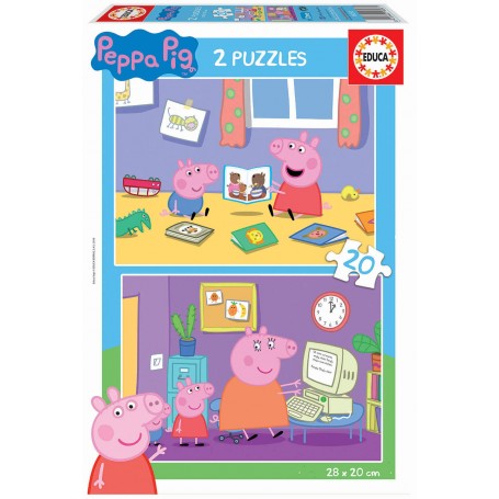 Puzzle Peppa Pig (2x20) - Educa