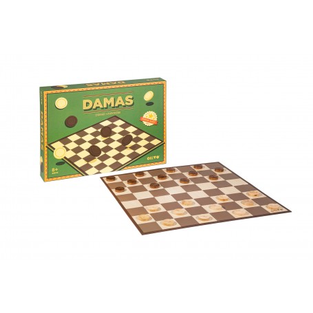 Jogo de Damas - Peças de Damas em Madeira